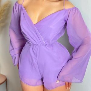 PURPLE ROMPER
